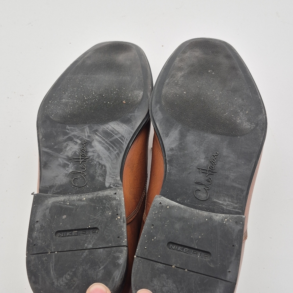 Cole Haan Jefferson Grand Cap Toe Oxford Mens Size 11.5 Shoe Brown Dress Leather - Picture 8 of 10